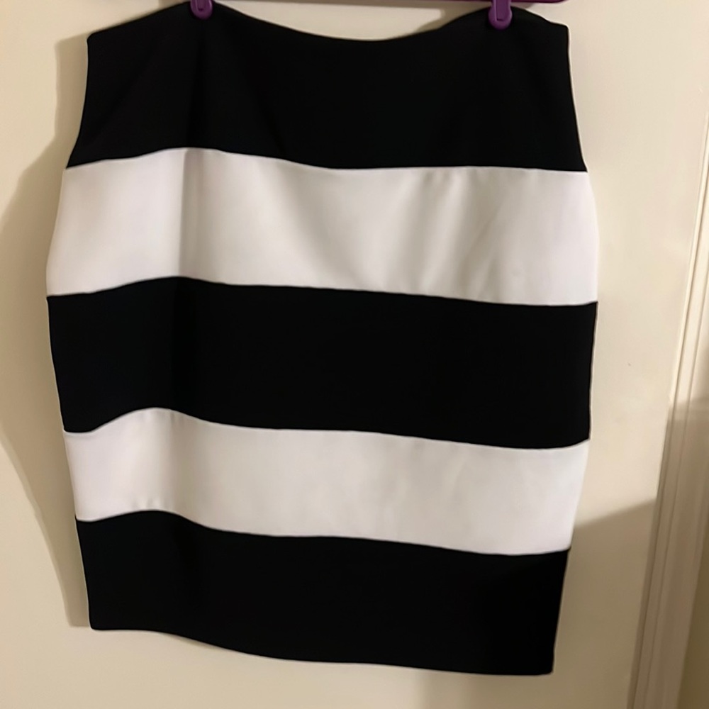 Black and white skirt